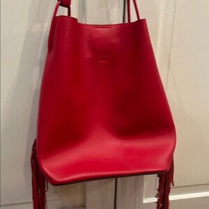 Fringe Leather bag shoulder bag 
On both sides - so fun! GMMY style H8JJ8XK